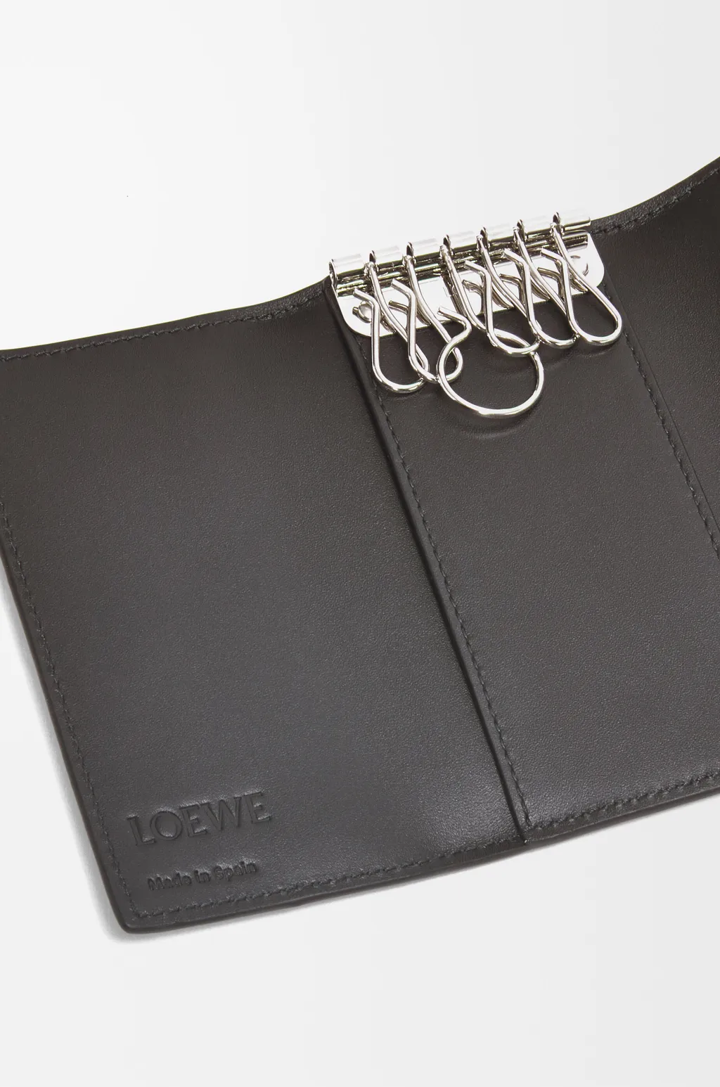 Key Case In Soft Grained Calfskin