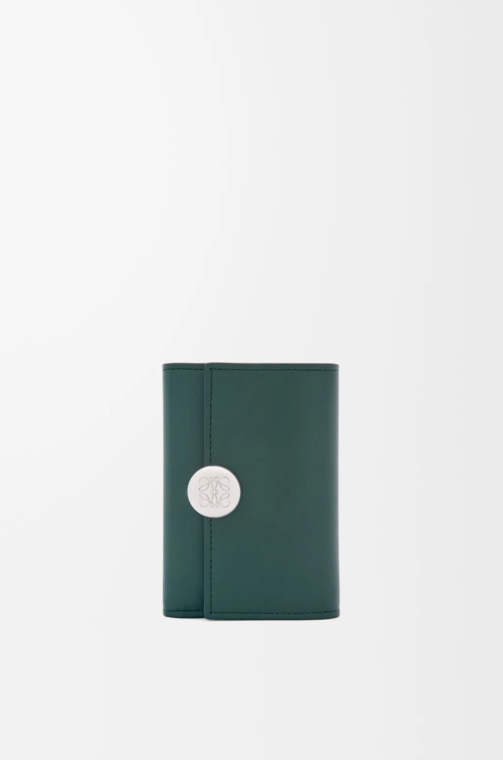 Pebble Small Vertical Wallet In Shiny Nappa Calfskin