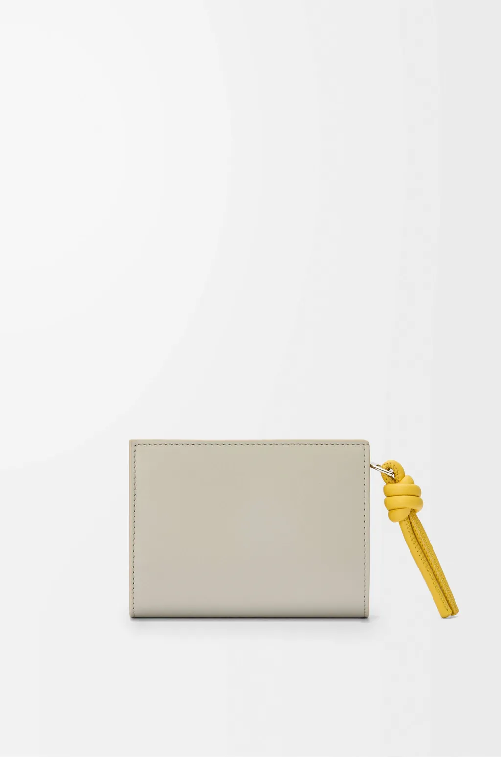 Knot Compact Wallet In Shiny Nappa Calfskin