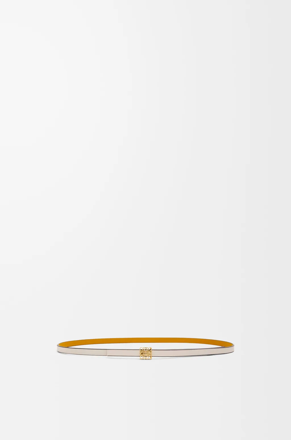 Reversible Anagram Cube Belt In Smooth Calfskin