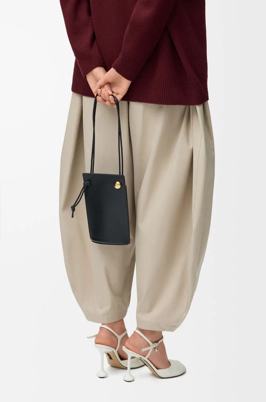 Pebble Dice Pocket In Classic Calfskin