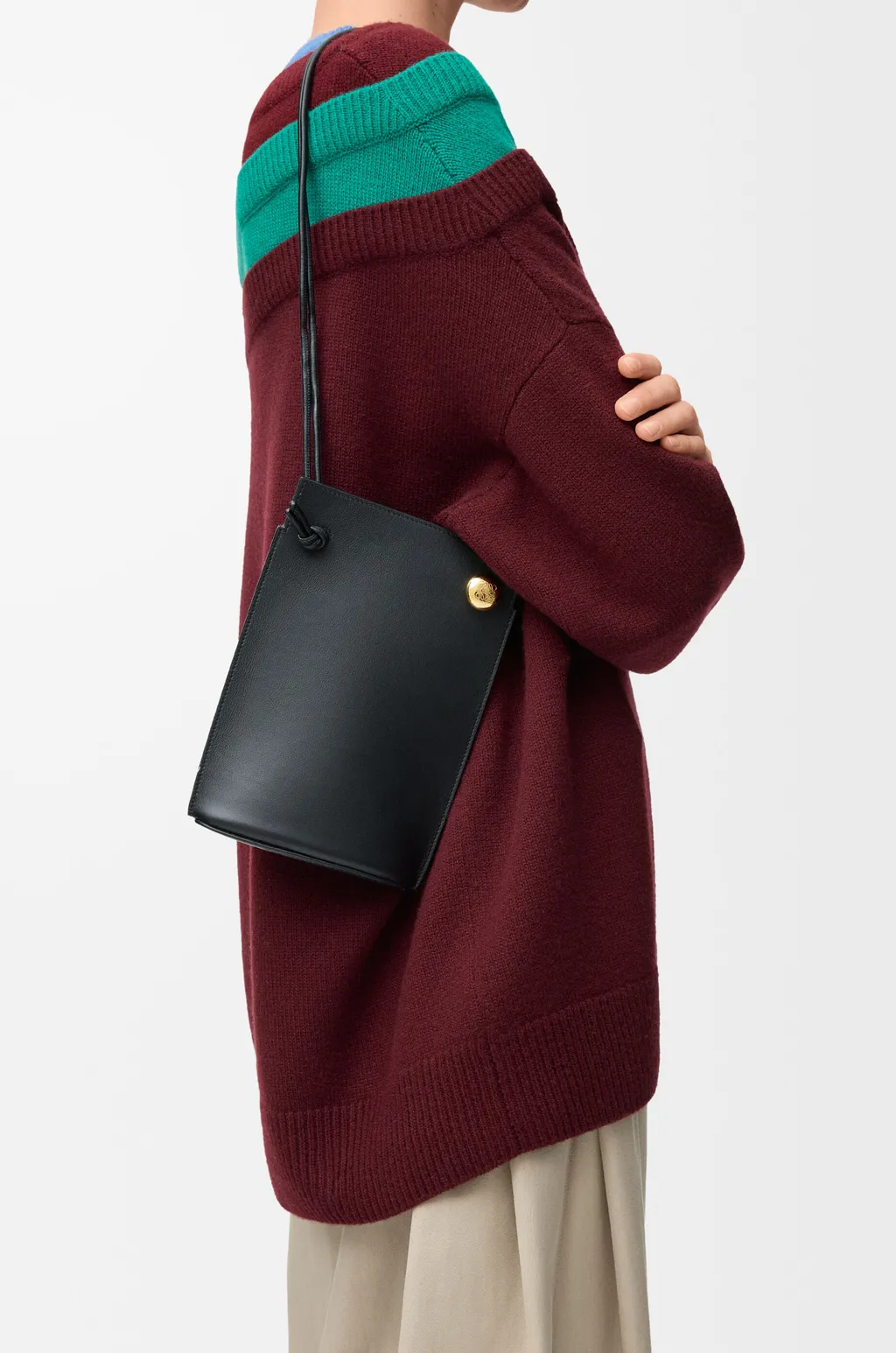 Pebble Dice Pocket In Classic Calfskin