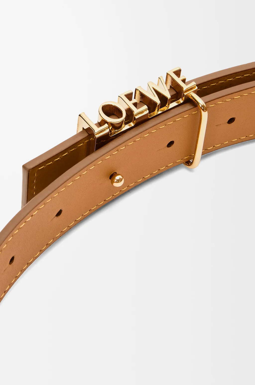Loewe Graphic Belt In Classic Calfskin