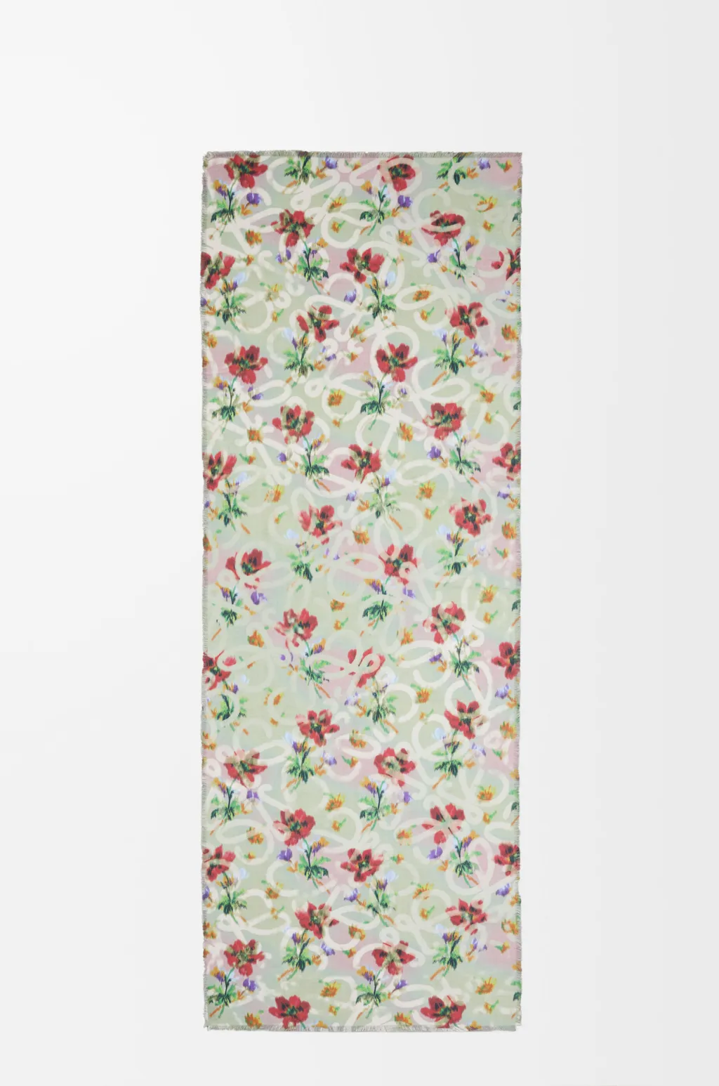Scarf In Cashmere And Silk