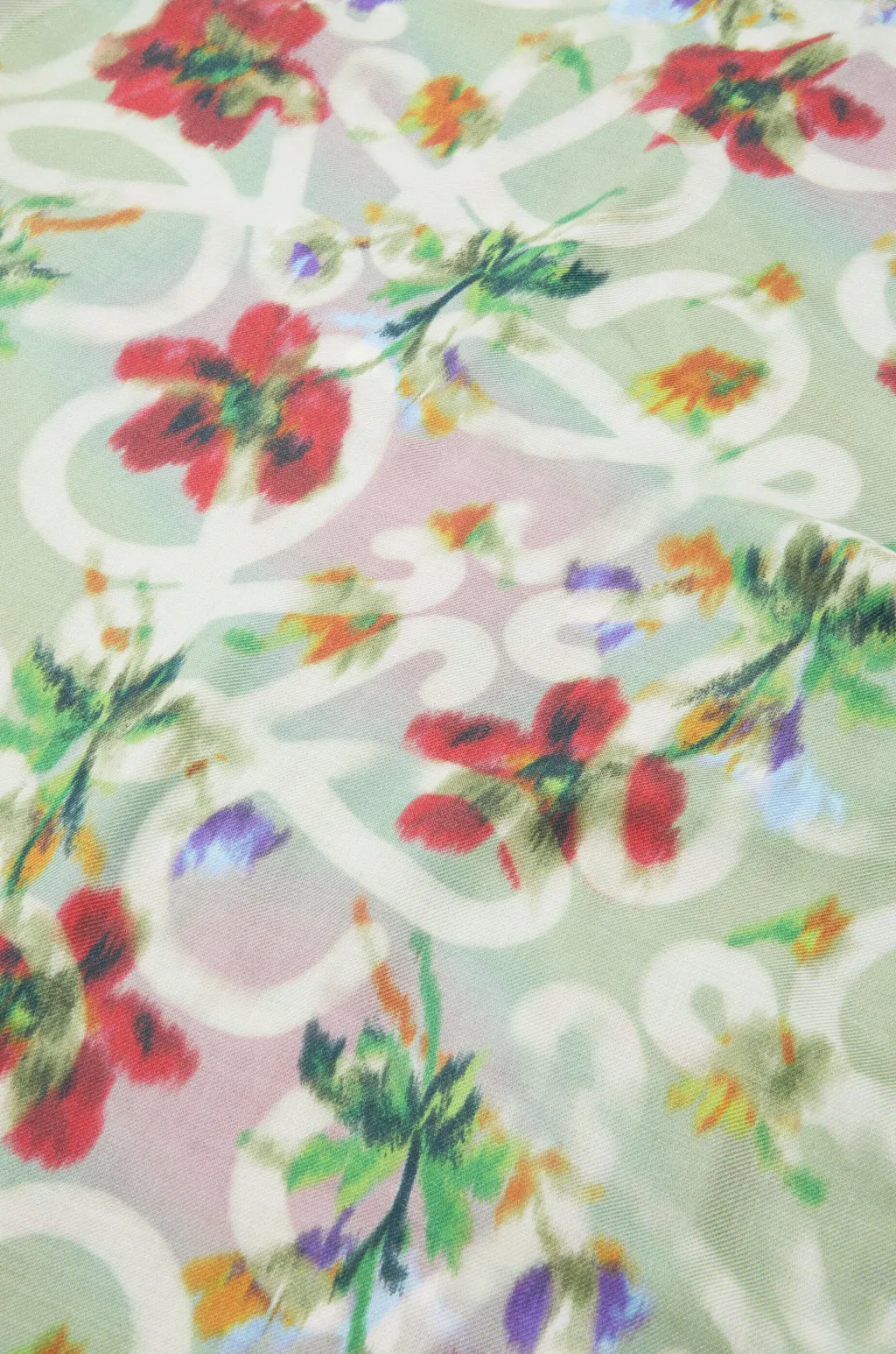 Scarf In Cashmere And Silk