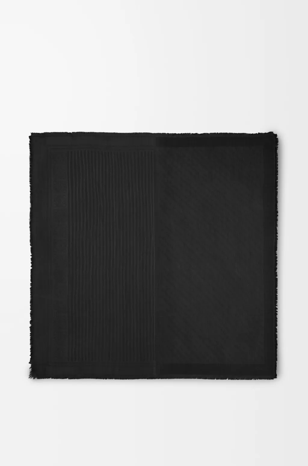 Scarf In Wool And Silk