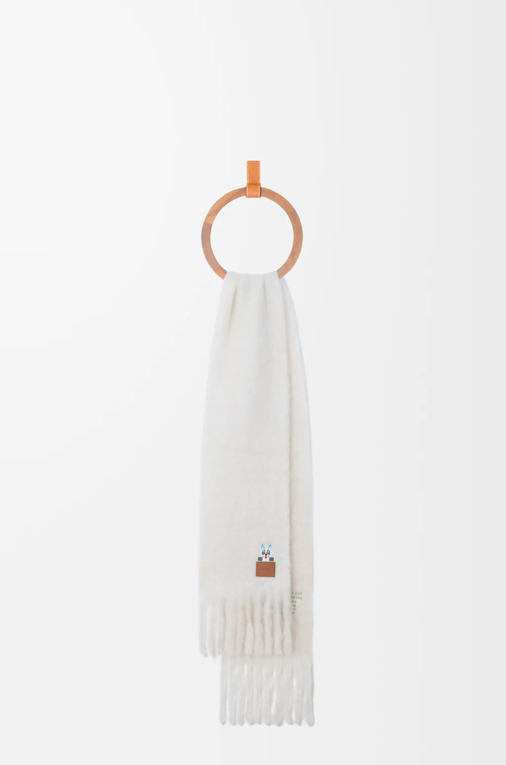 Scarf In Mohair And Wool Blend