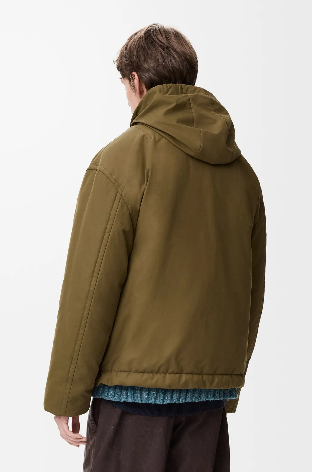 Padded Jacket In Technical Cotton