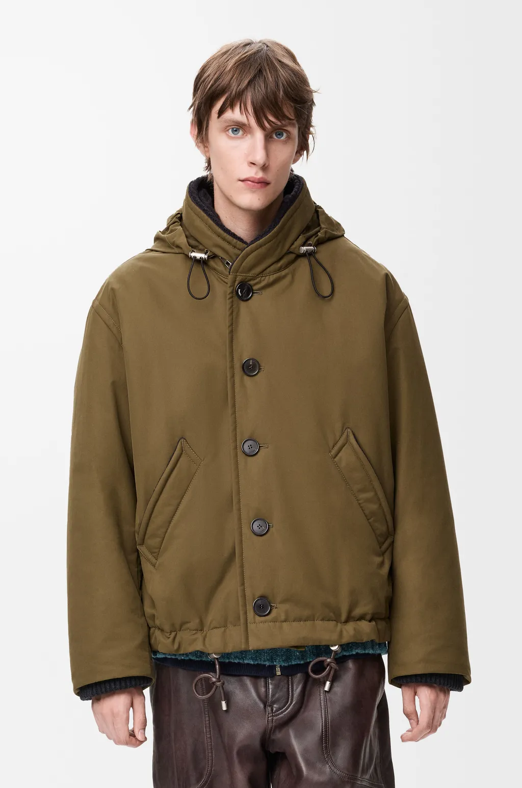 Padded Jacket In Technical Cotton