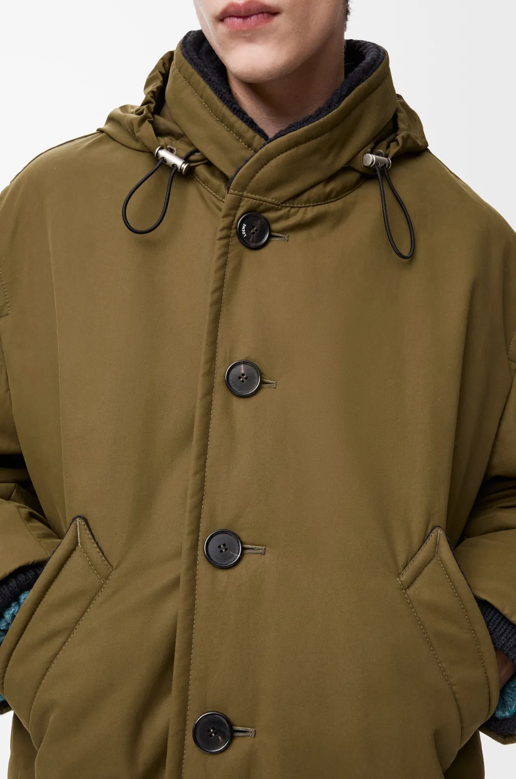 Padded Jacket In Technical Cotton