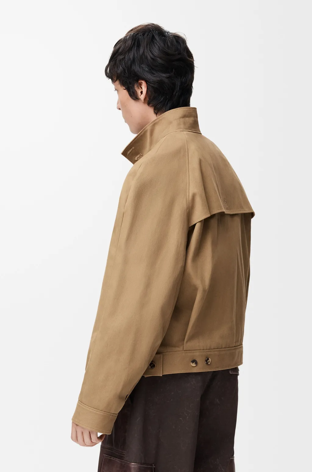 Zip-Up Jacket In Cotton