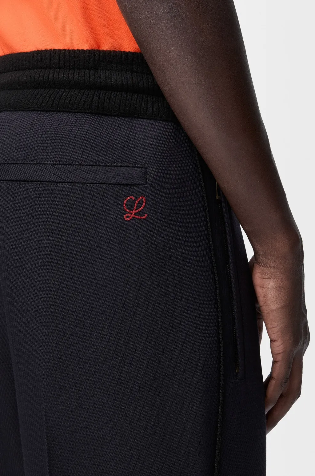 Drawstring Trousers In Wool