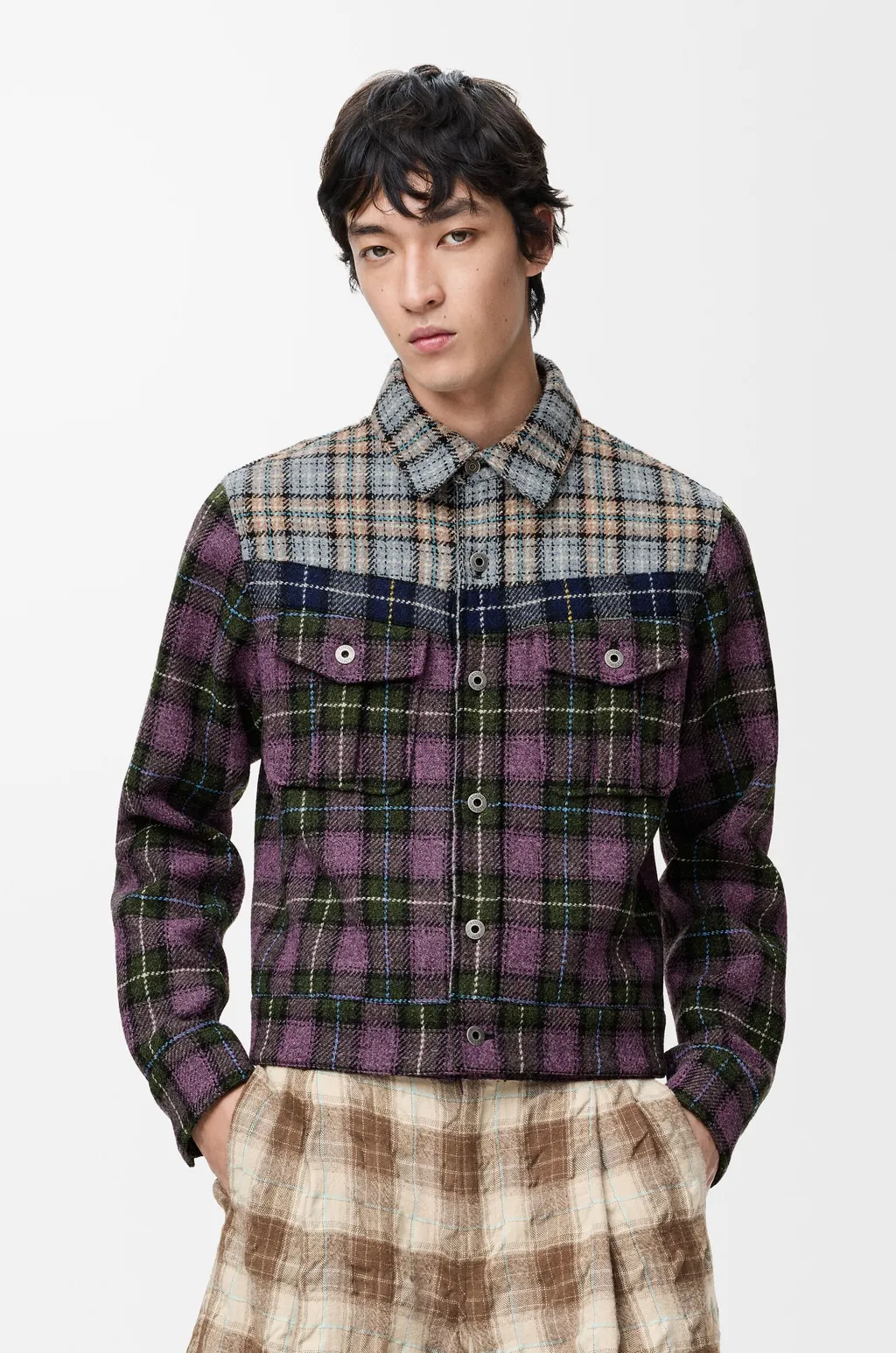 Trucker Jacket In Wool