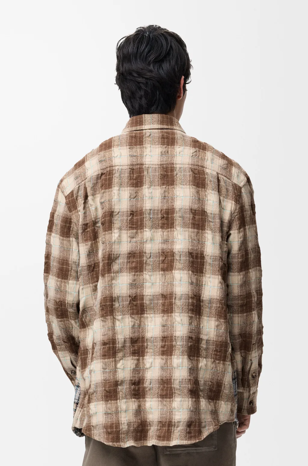 Shirt In Wool And Cotton