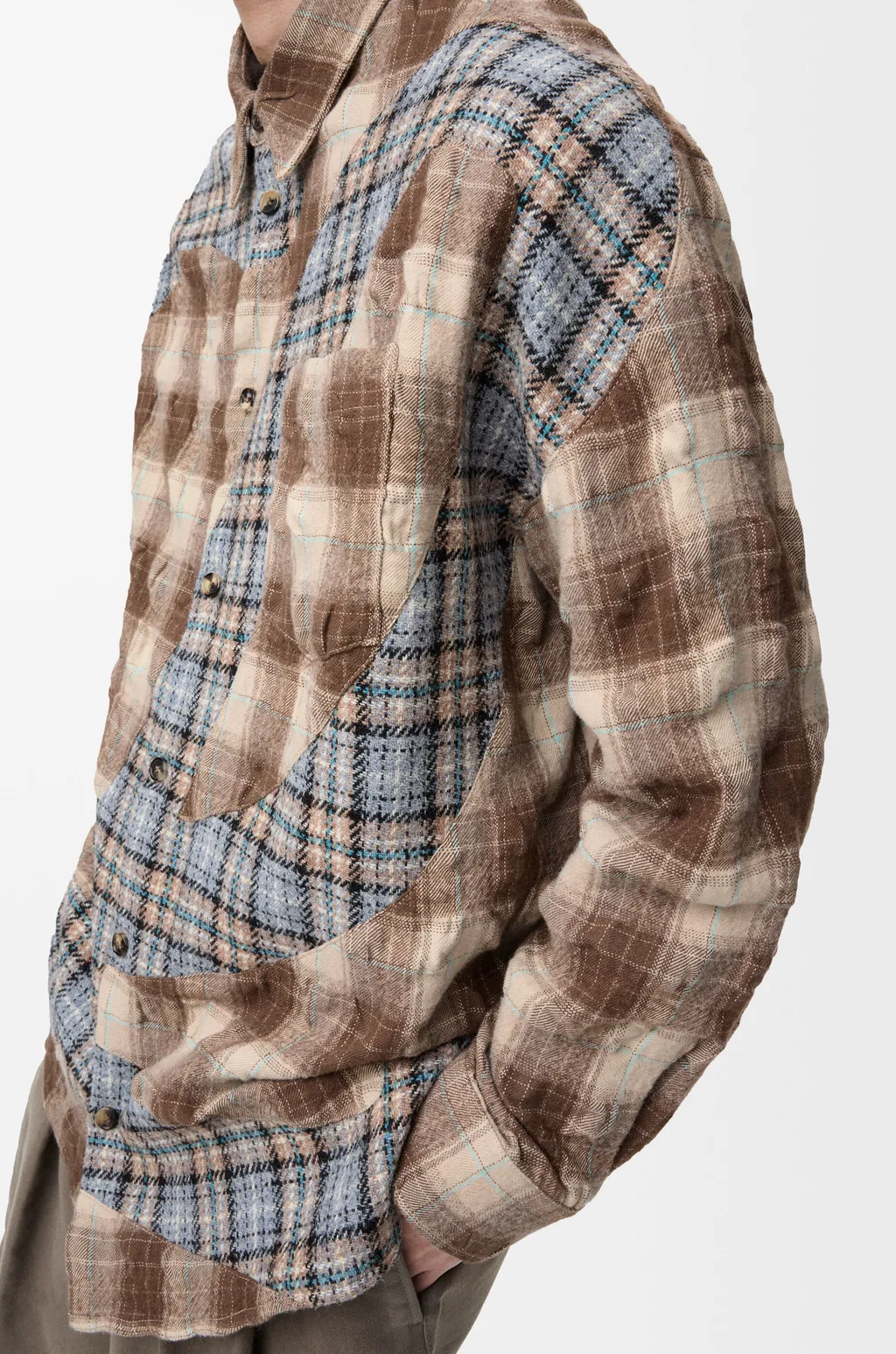 Shirt In Wool And Cotton