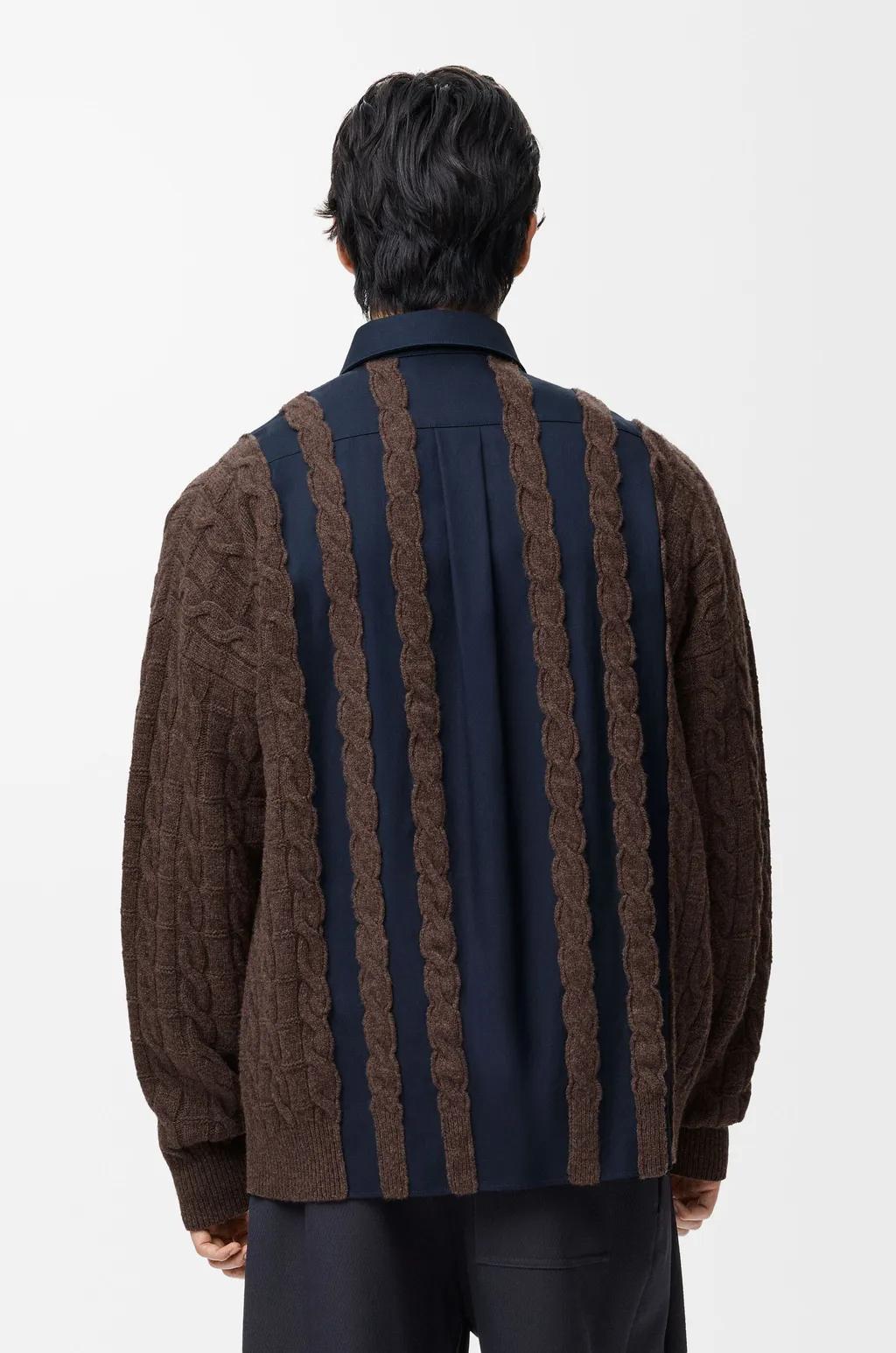 Hybrid Shirt In Cotton And Wool