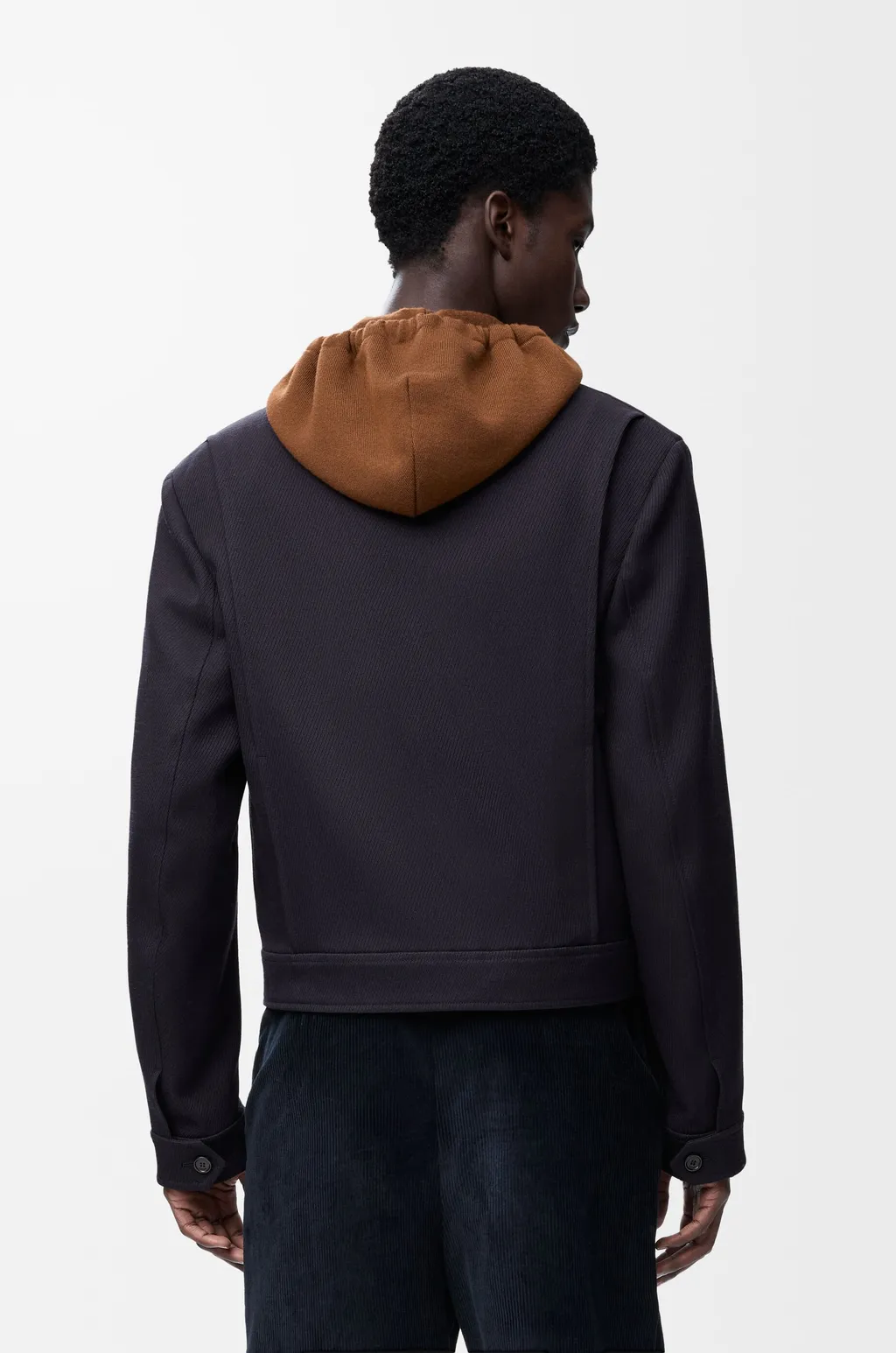 Zip-Up Jacket In Wool