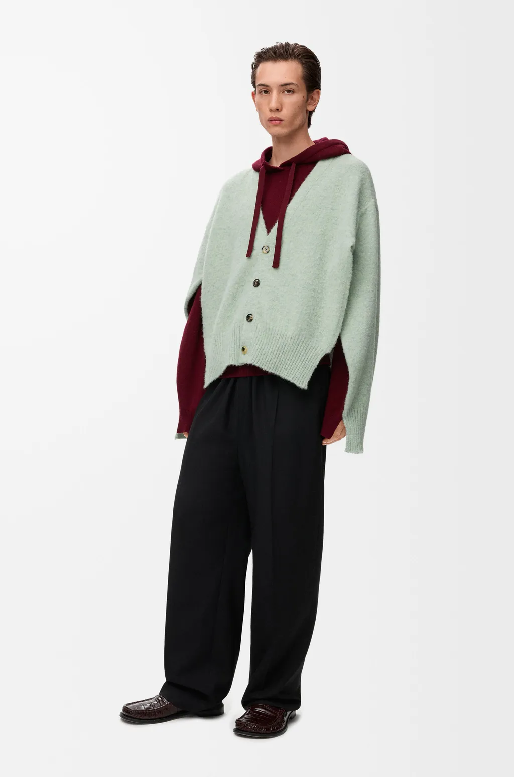 Trompe L'oeil Sweater In Wool