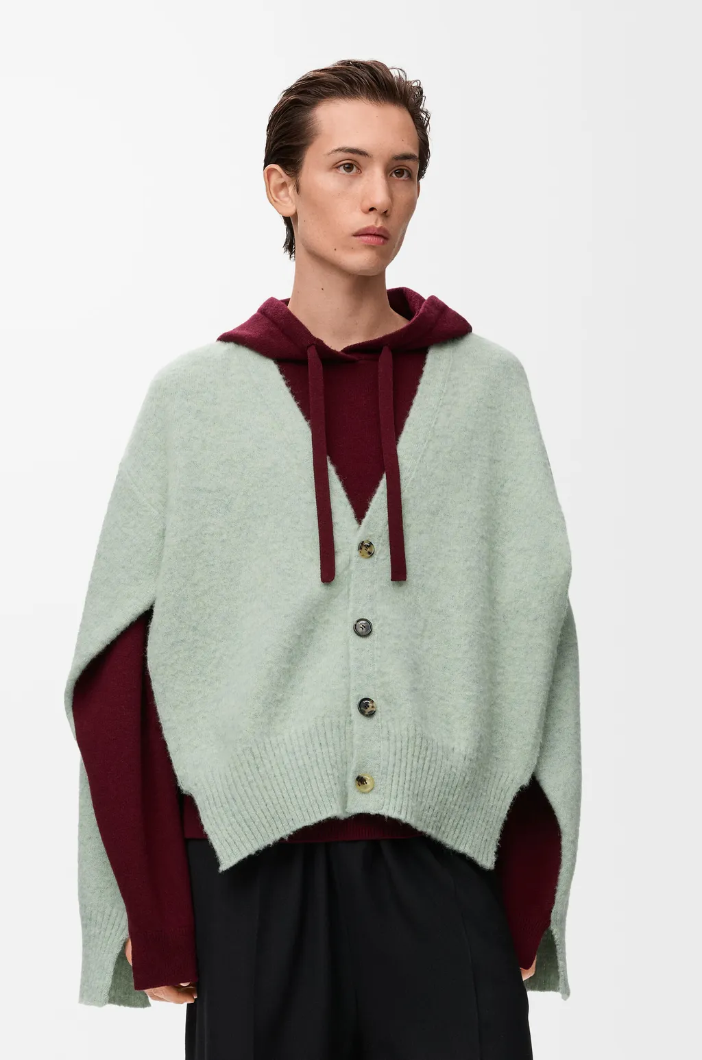 Trompe L'oeil Sweater In Wool