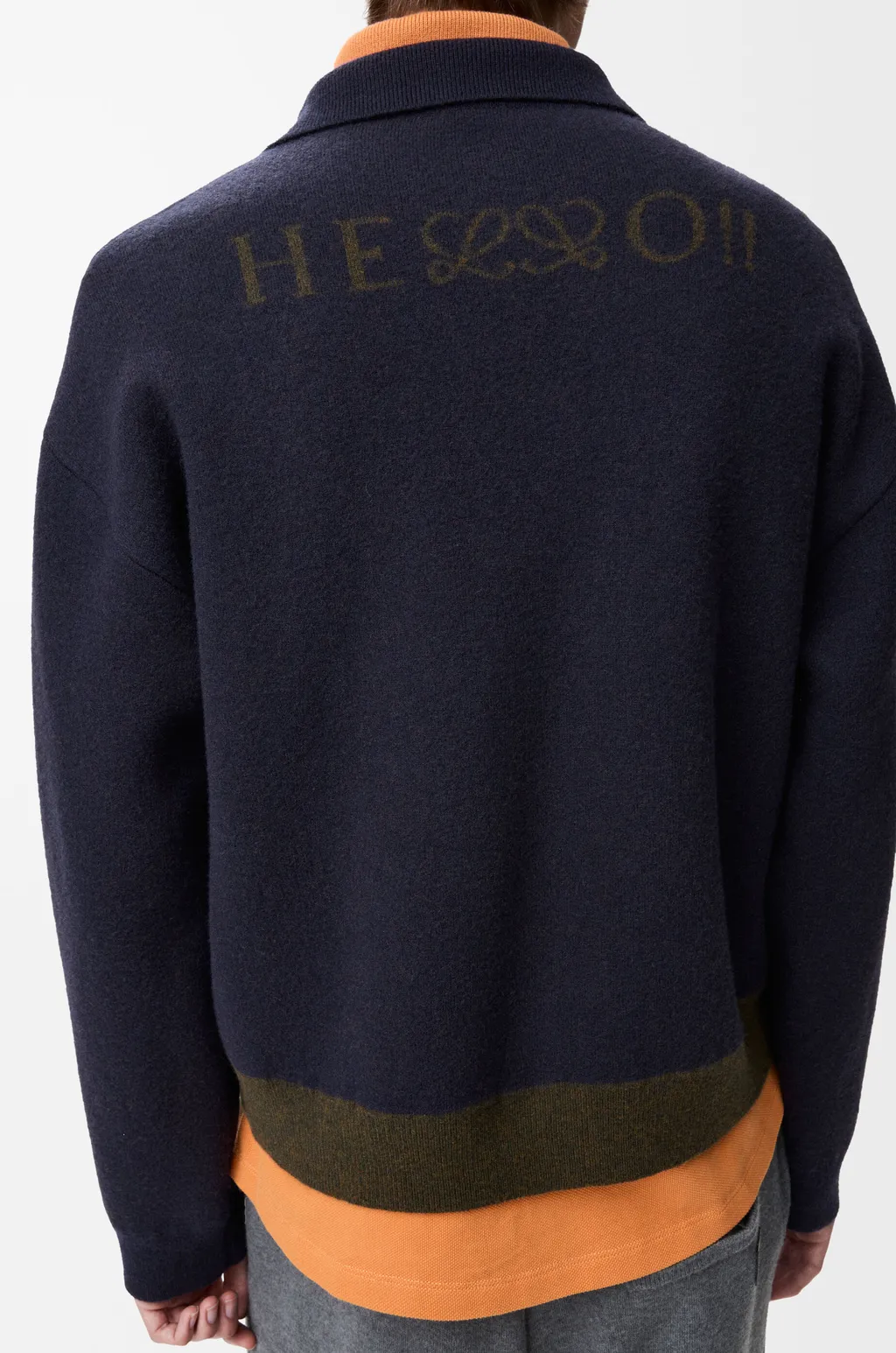 Polo Sweater In Wool