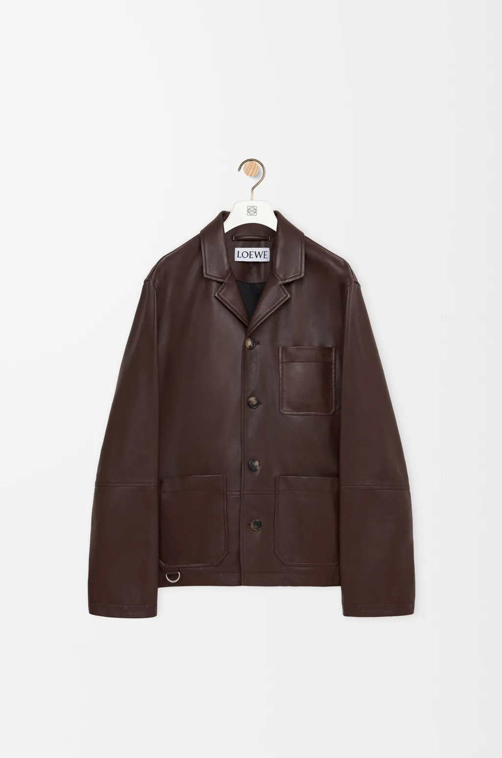 Workwear Jacket In Nappa Lambskin