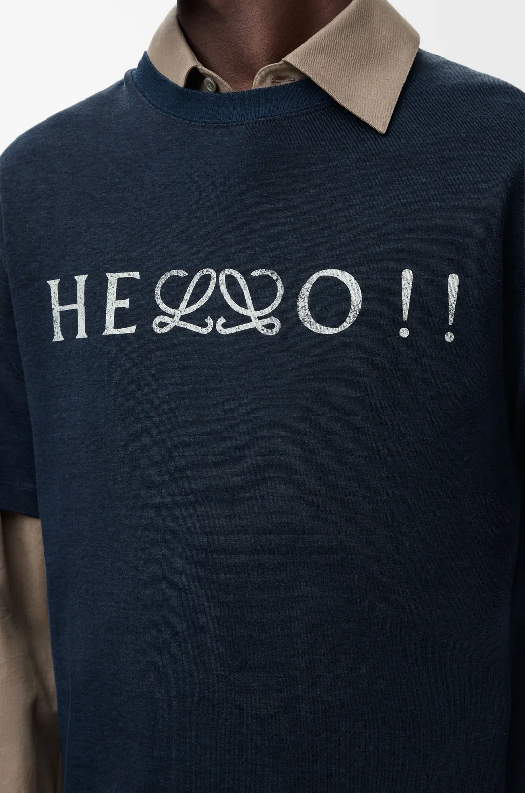 Regular Fit T-Shirt In Cotton Blend