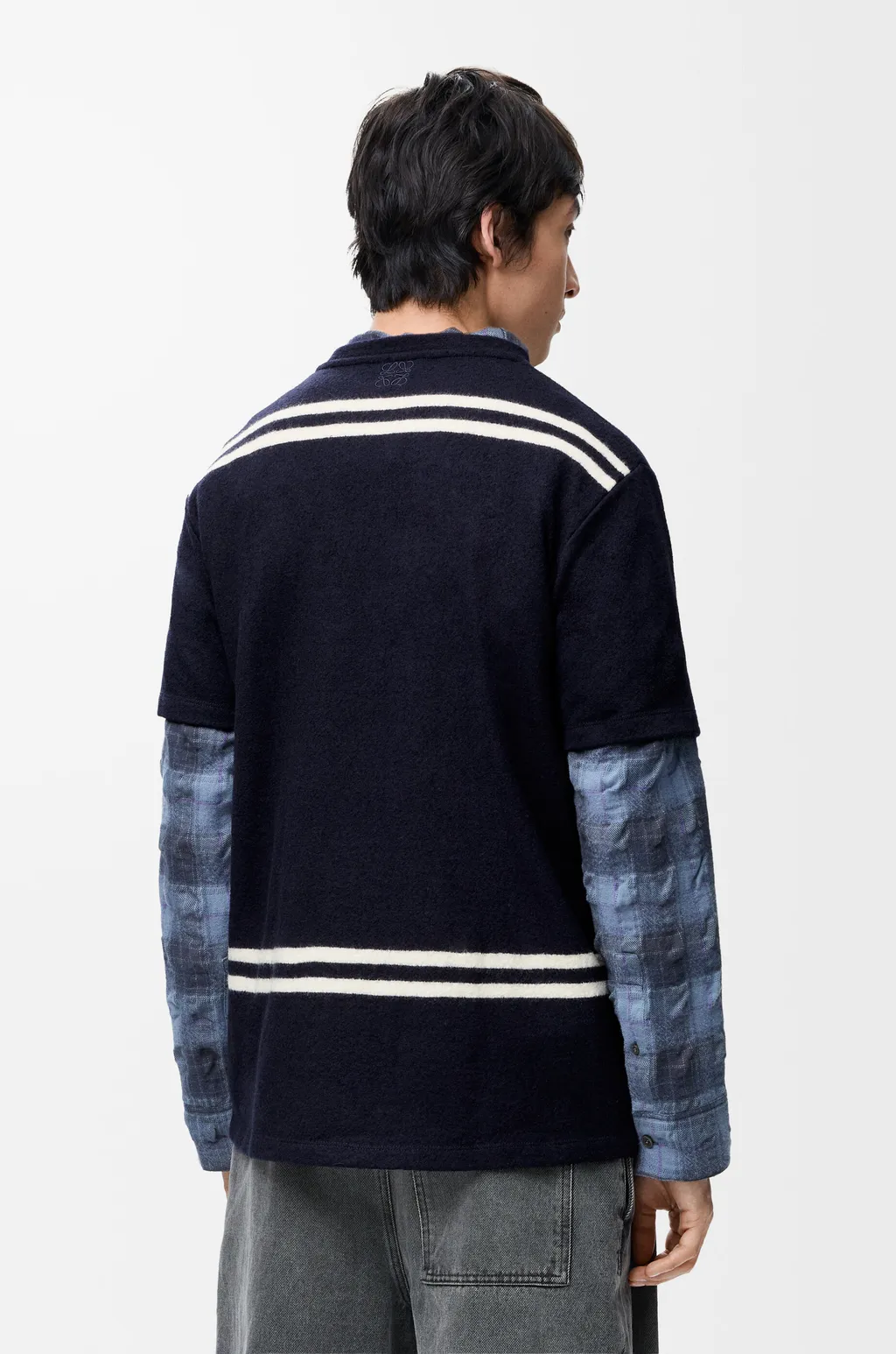 Oversized Fit T-Shirt In Wool
