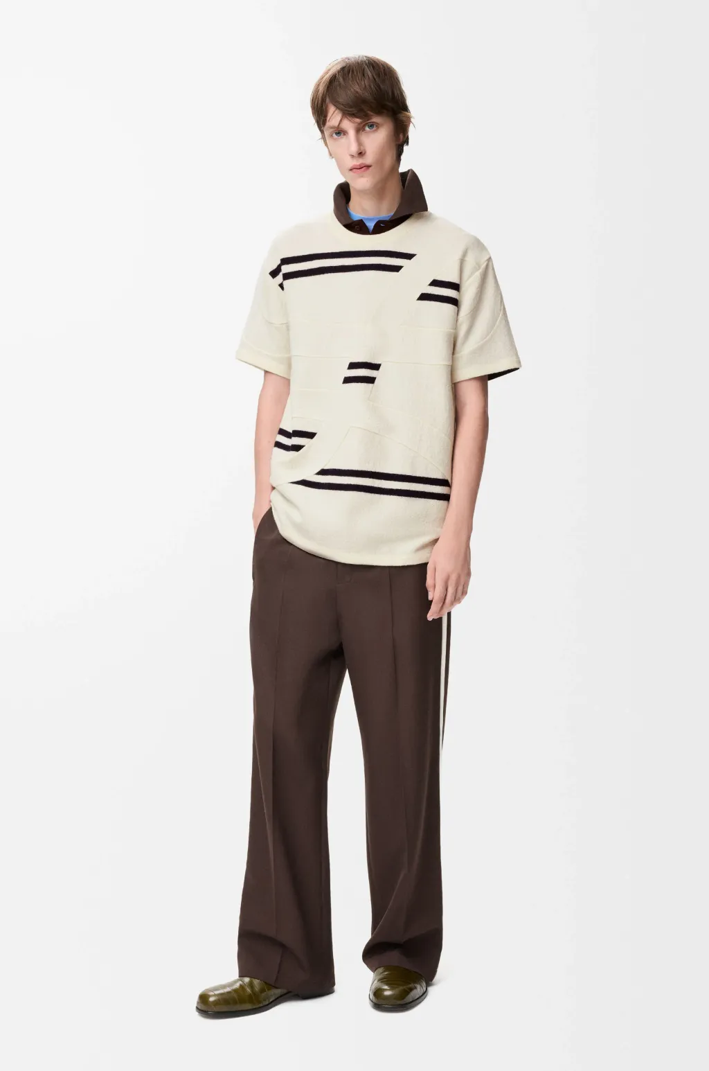 Oversized Fit T-Shirt In Wool