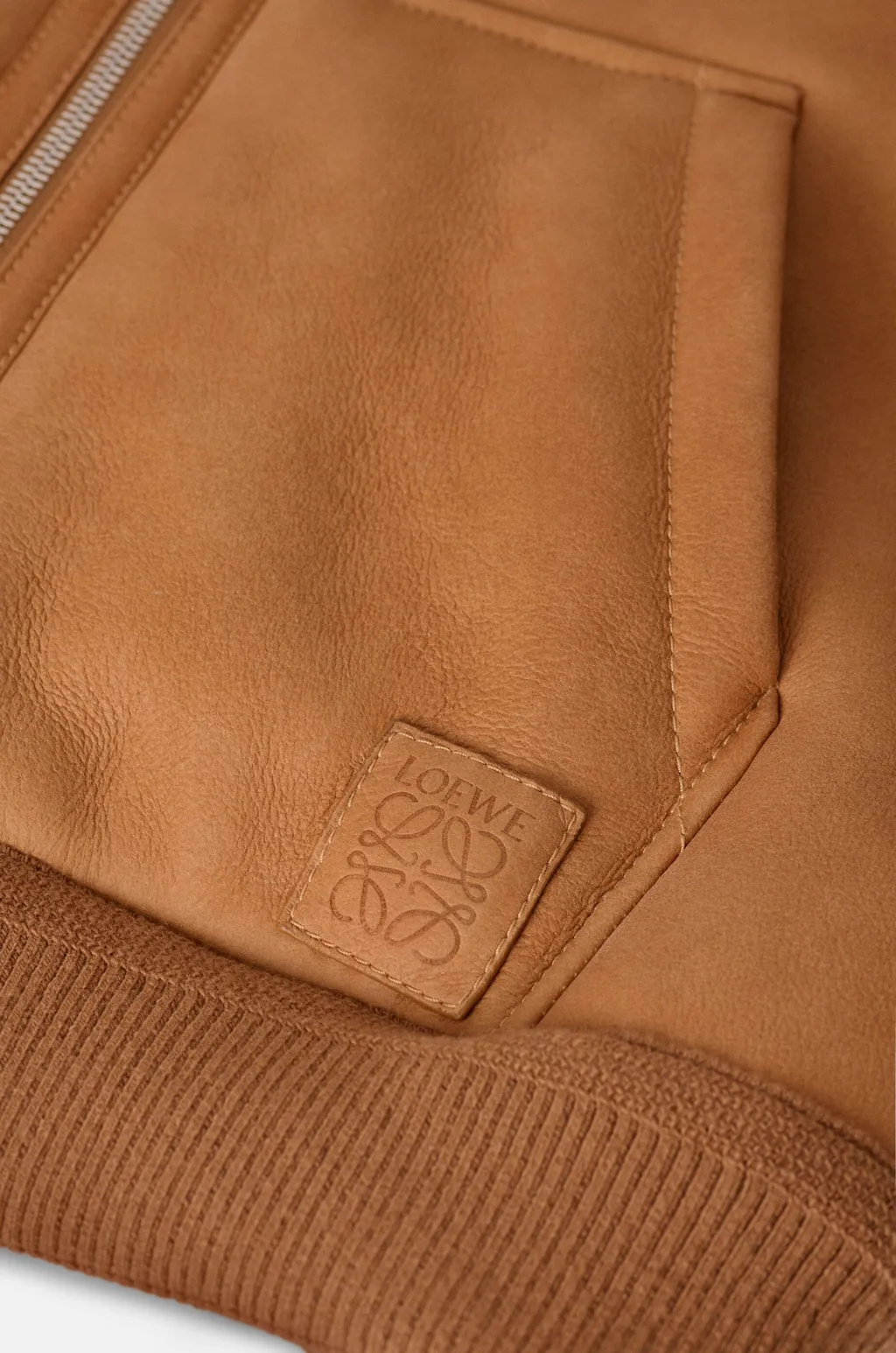 Hooded Jacket In Shearling