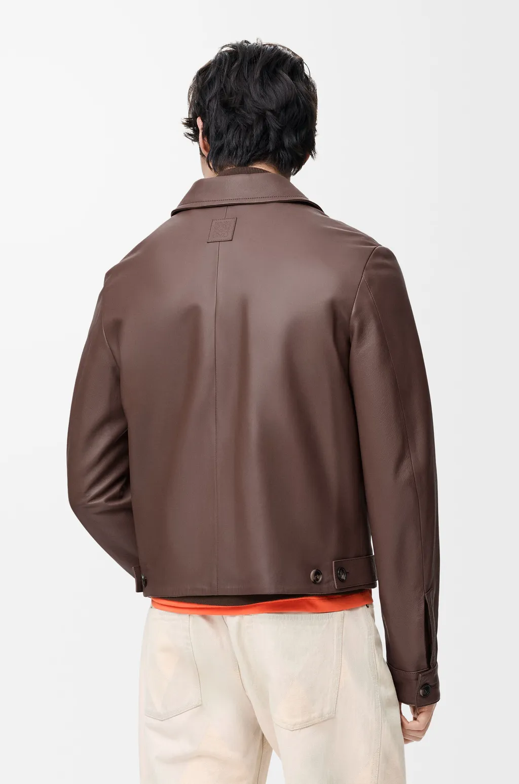 Zip-Up Jacket In Nappa Lambskin