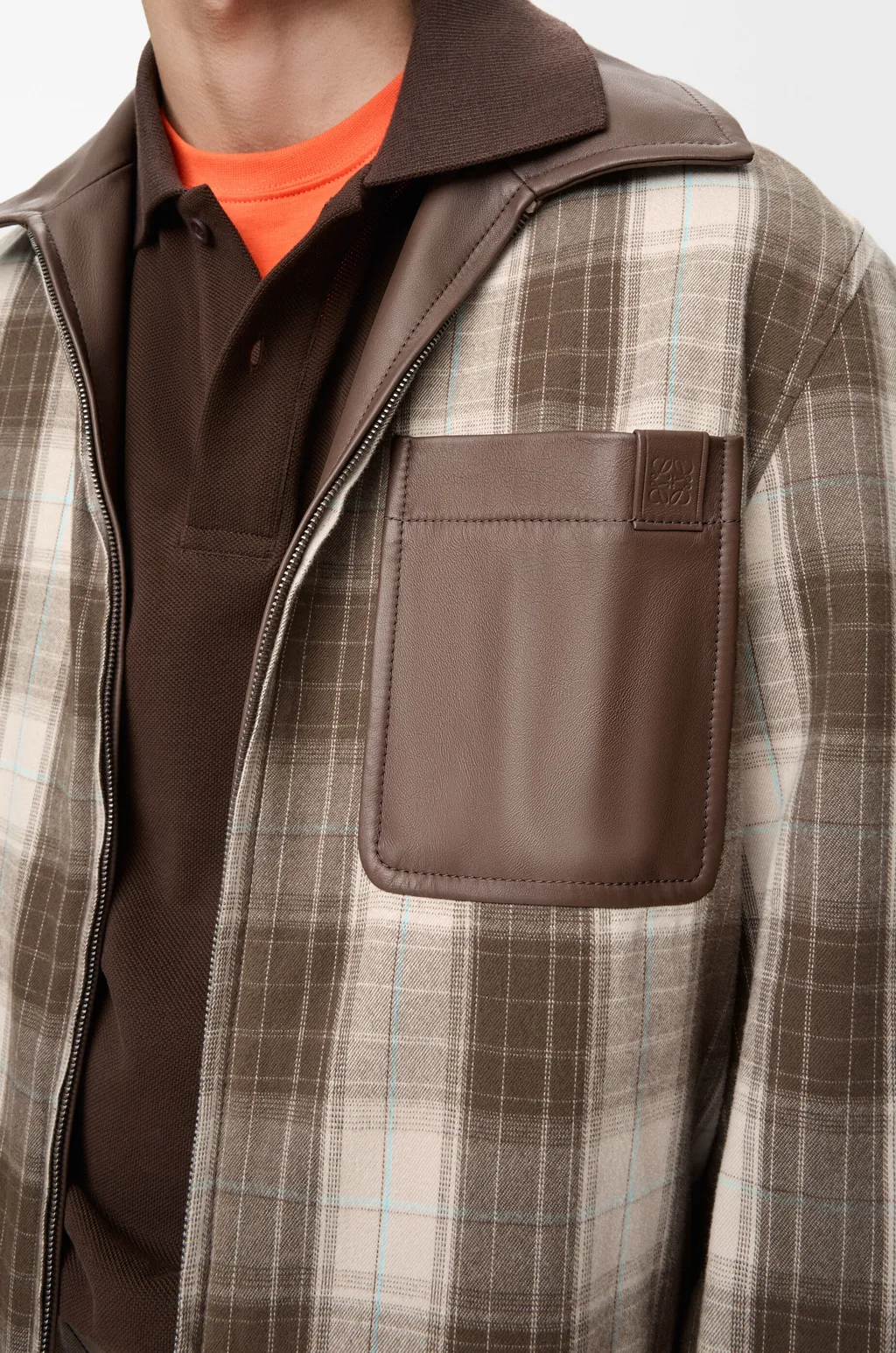 Zip-Up Jacket In Nappa Lambskin