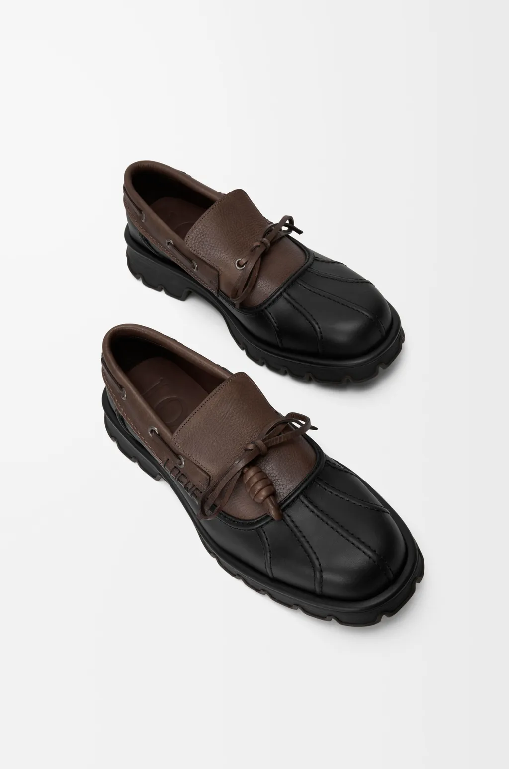 Bobby Derby In Calfskin And Vegetable-Tanned Calfskin