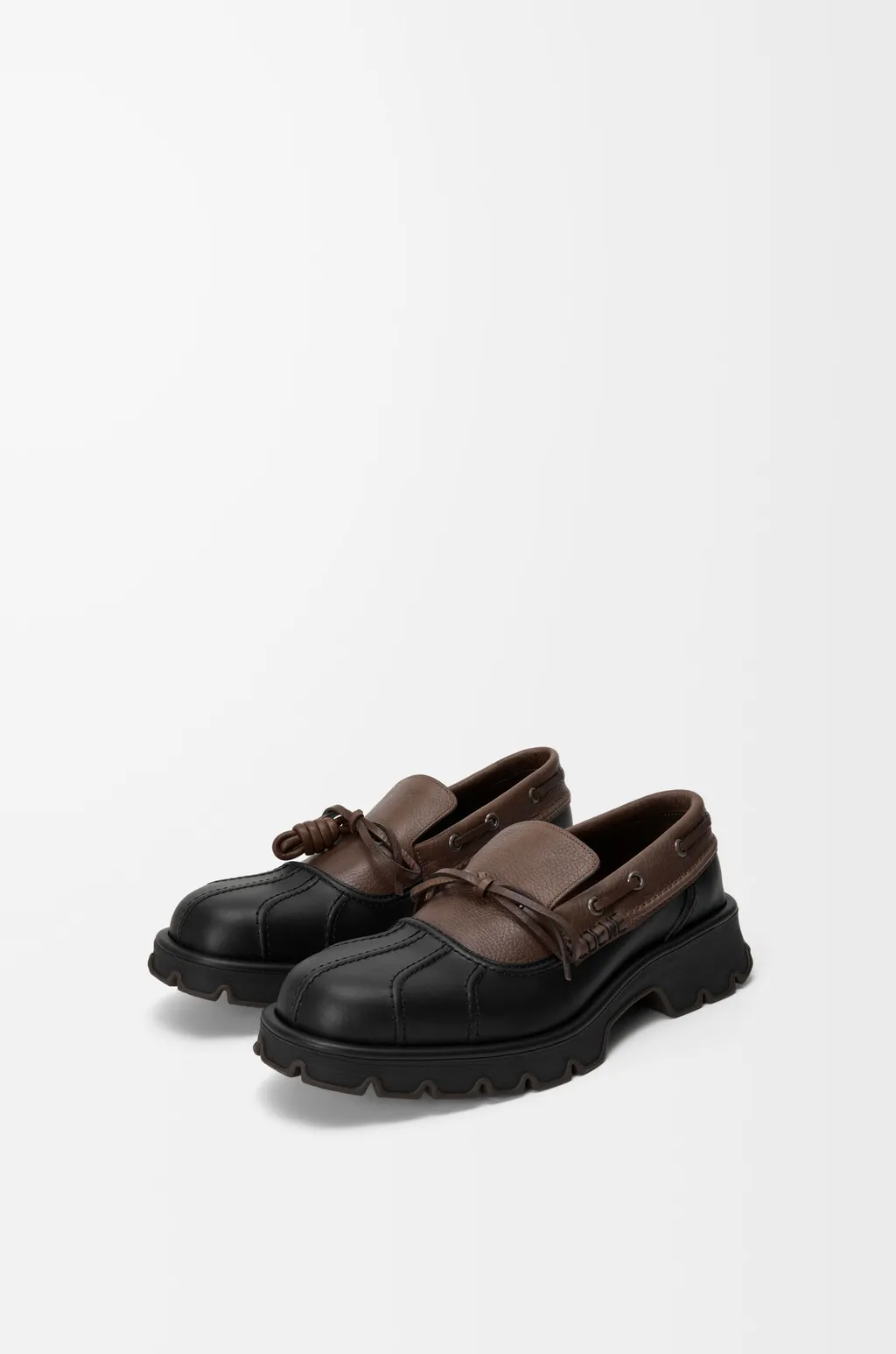 Bobby Derby In Calfskin And Vegetable-Tanned Calfskin