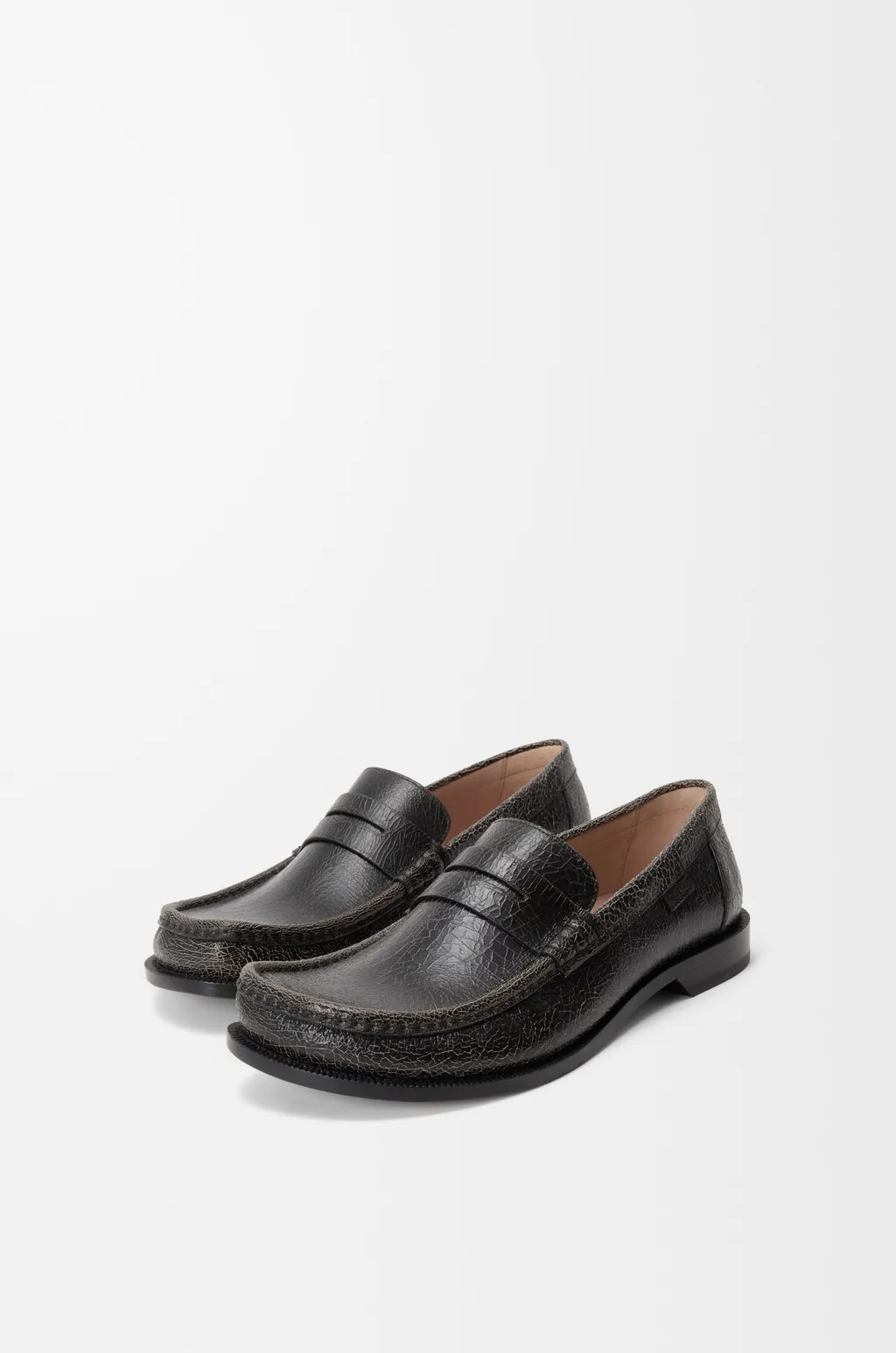 Campo Loafer In Cracked Calfskin