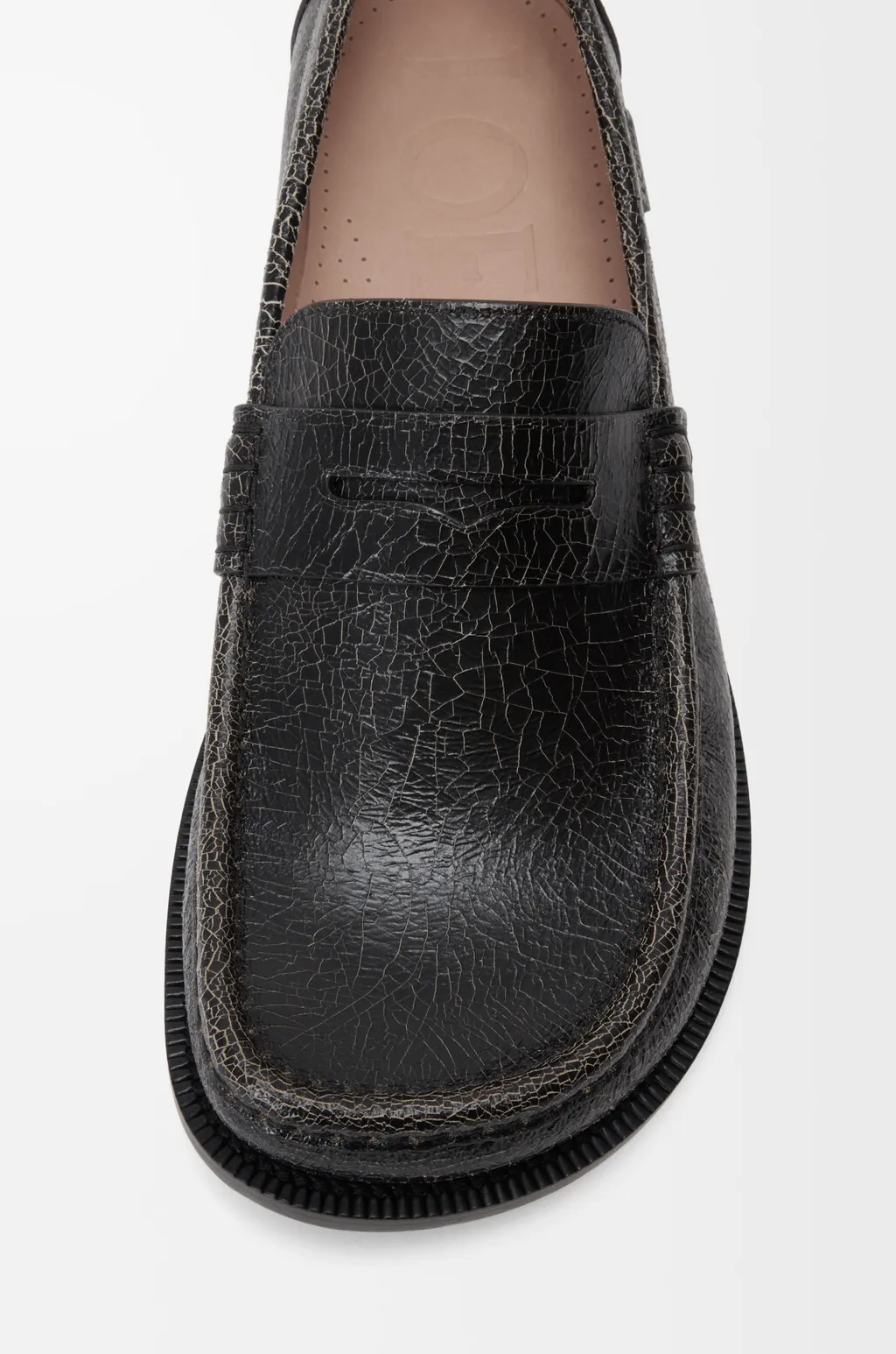 Campo Loafer In Cracked Calfskin