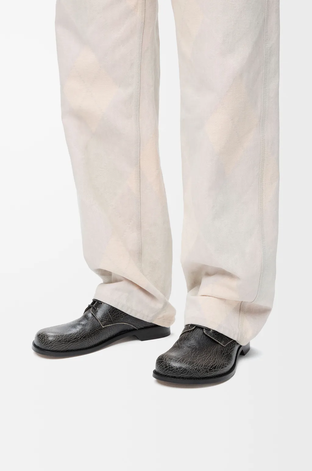 Campo Derby In Cracked Calfskin