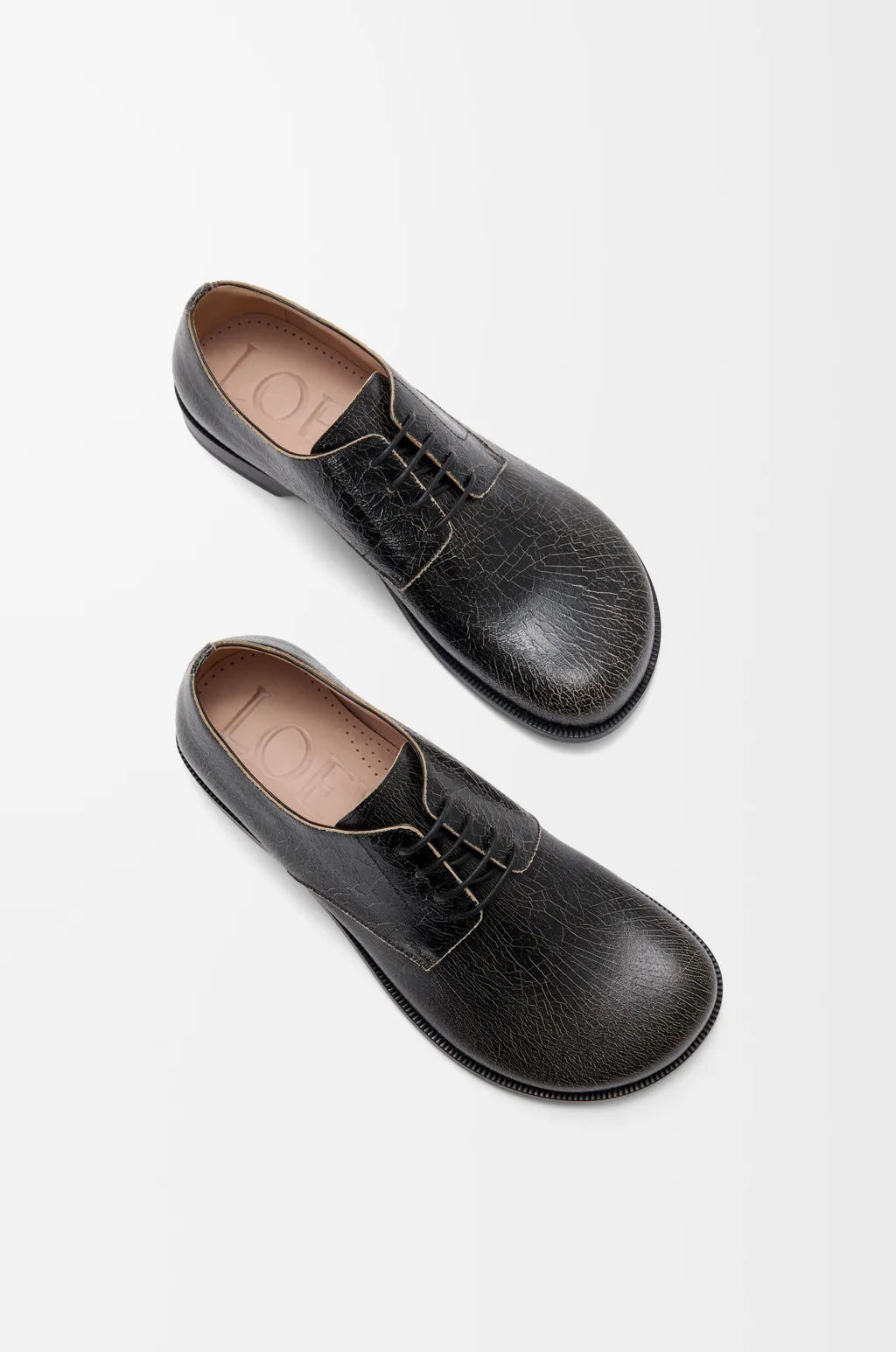 Campo Derby In Cracked Calfskin
