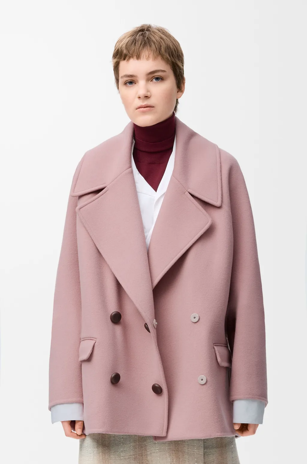 Short Coat In Wool