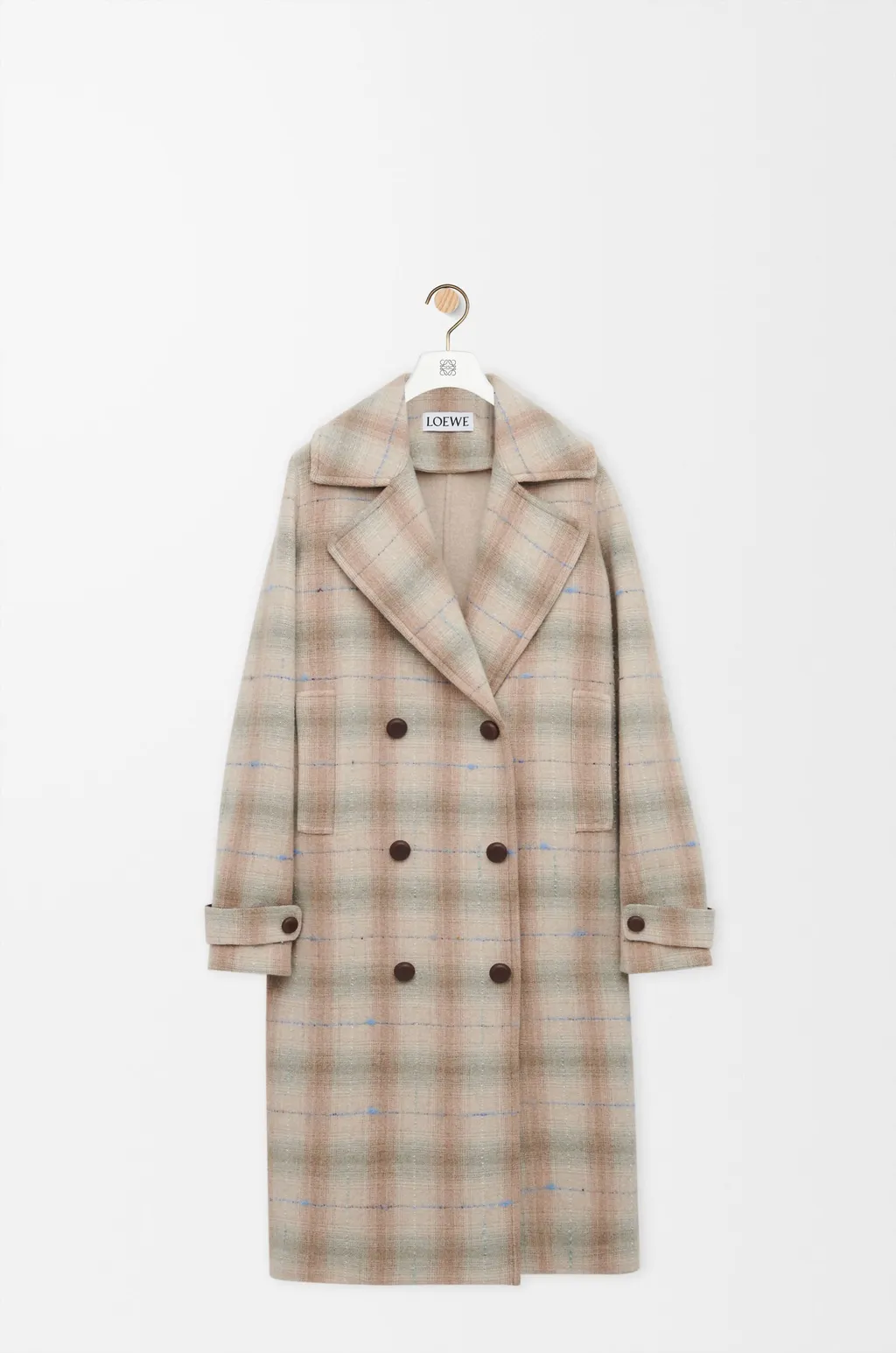 Coat In Wool And Cashmere Blend