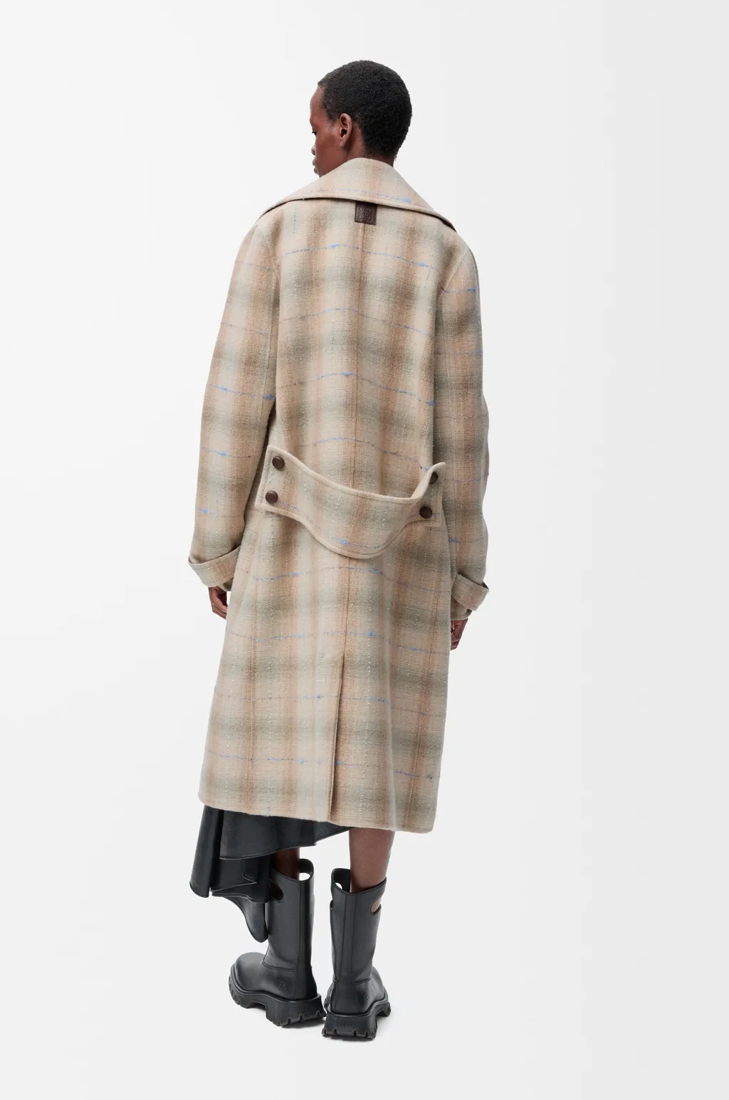 Coat In Wool And Cashmere Blend