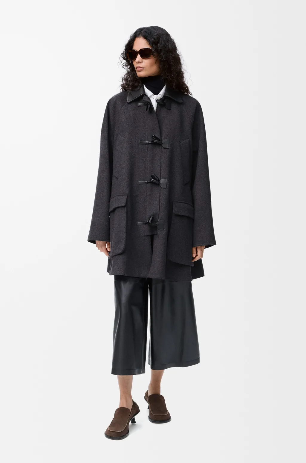 Coat In Wool And Cashmere
