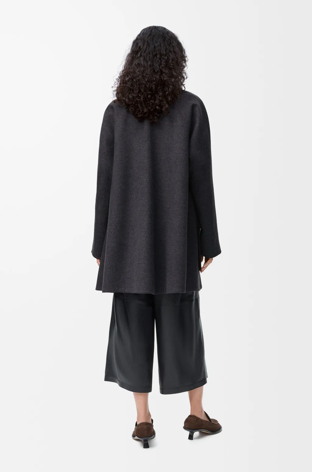 Coat In Wool And Cashmere