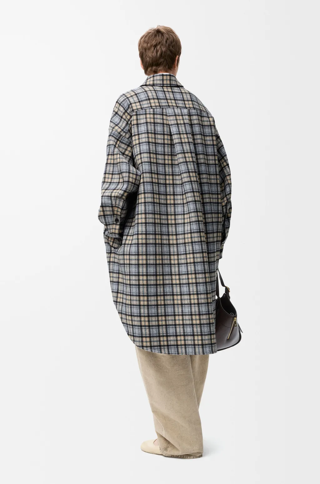 Coat In Wool And Cashmere
