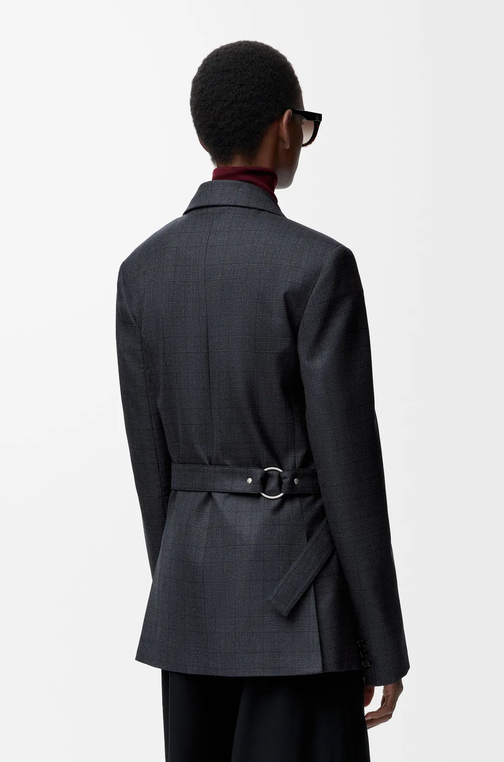 Draped Jacket In Wool