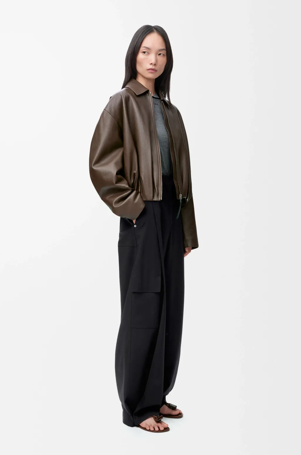 Cargo Trousers In Wool