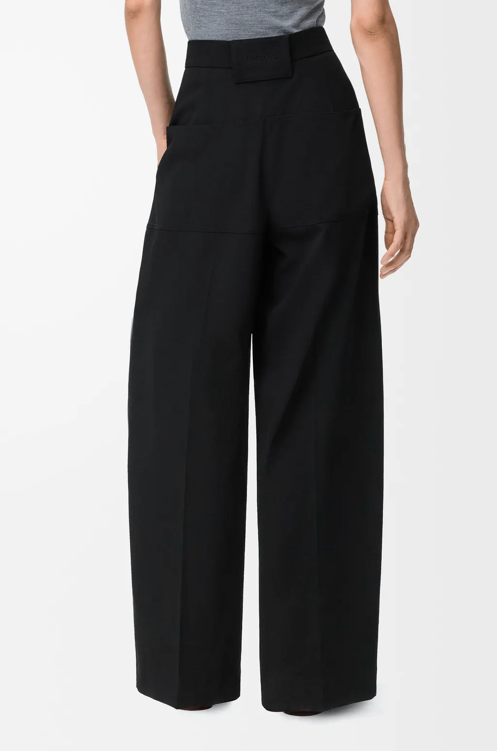 Cargo Trousers In Wool