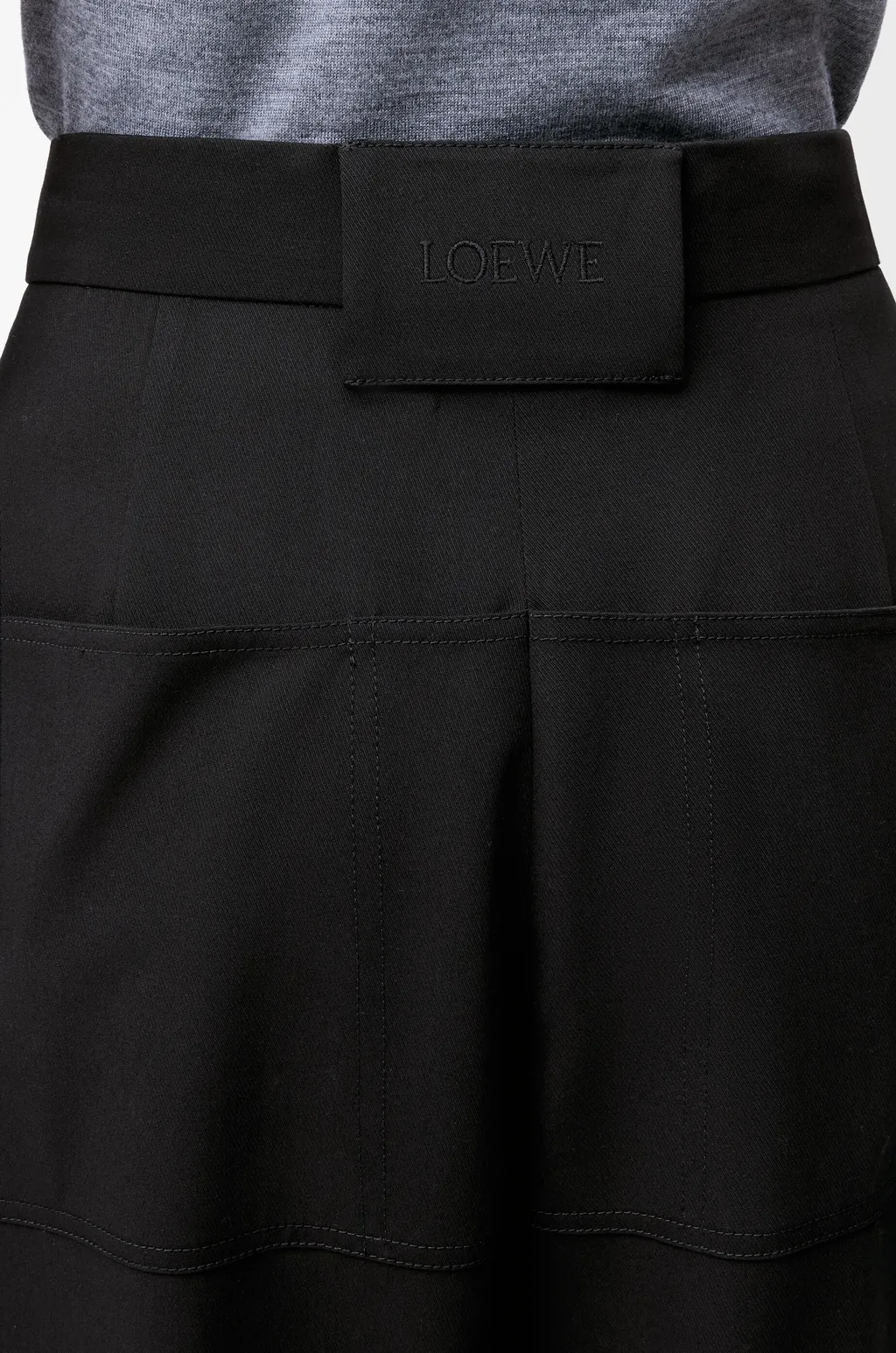Cargo Trousers In Wool