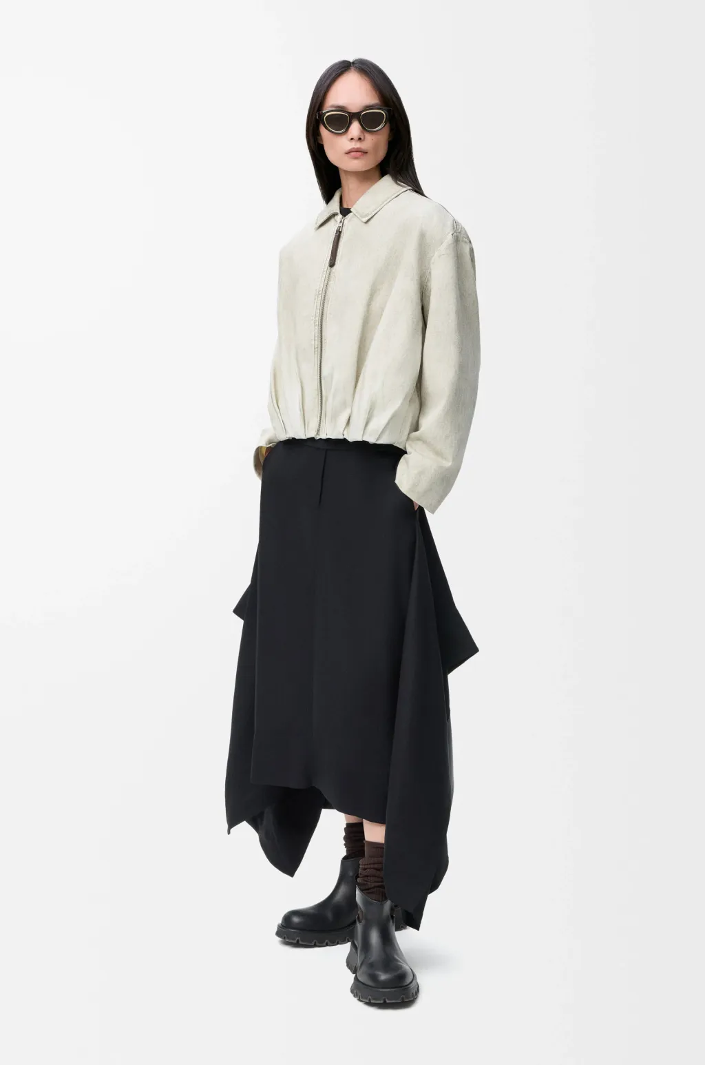Skirt In Stretch Viscose