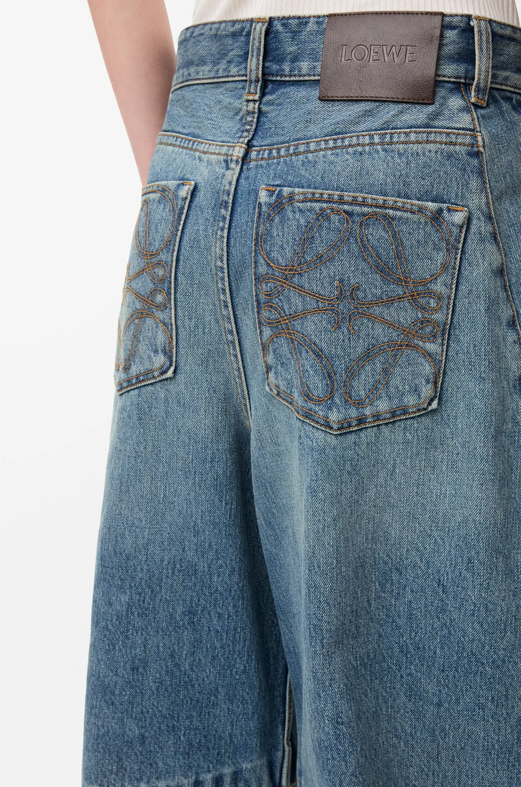 Barrel Jeans In Denim