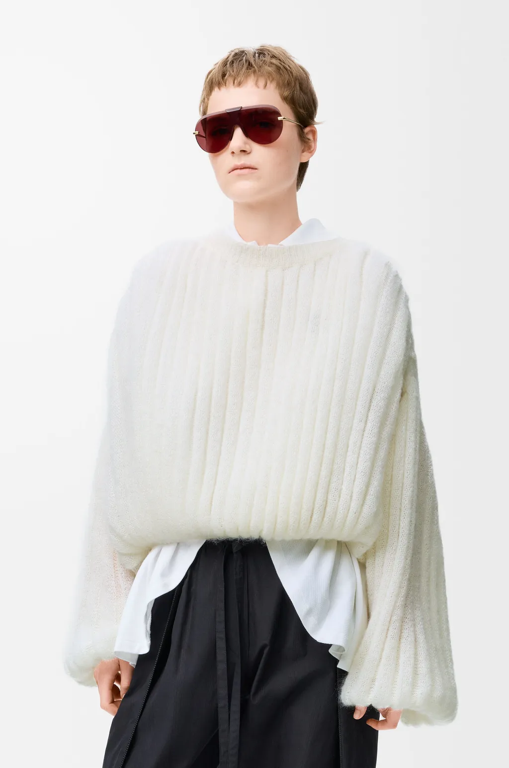 Sweater In Mohair Blend